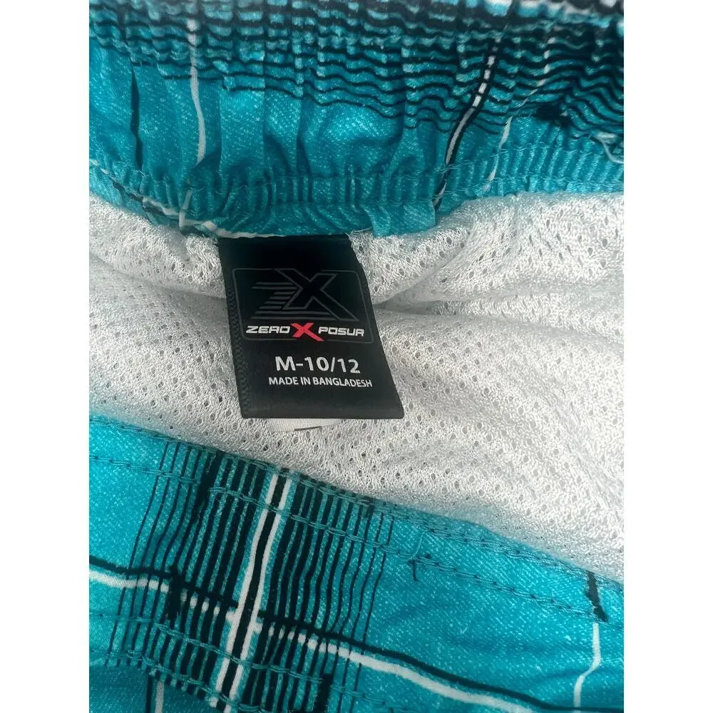 Zero Xposur Boys Swim Trunks sz 10-12